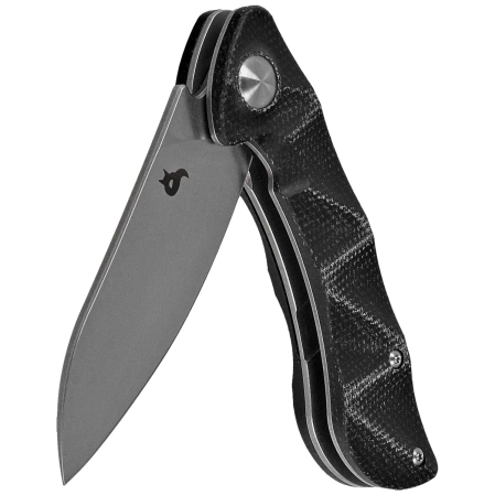 BlackFox Dripper Knife Black Micarta, Stonewashed VG-10 (BF-771 MB)