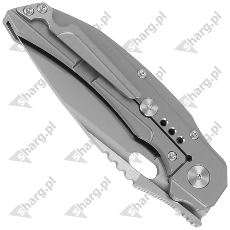 Bestech Knife Exploit Grey Titanium, Satin CPM S35VN by Todd Knife and Tool (BT2005A)