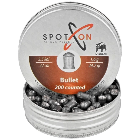Śrut Spoton Bullet 5.5 mm, 200 szt. 1.60g/24.7gr