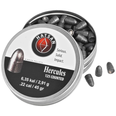 Hatsan Hercules .25/6.35mm AirGun Pellets, 125 psc 2.91g/45.0gr