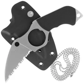 Spyderco Swick 5 Large Knife Black G10, Satin LC200N by Sal Glesser (FB14S5)