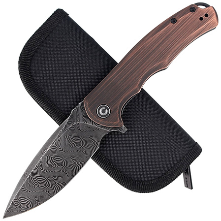Nóż składany Civivi Praxis Black Copper, Black Damascus (C803DS-3)