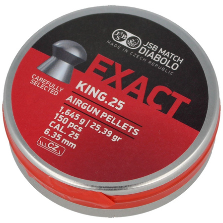 JSB Exact King 6.35 mm Pellets, 150 pcs (546298-150)