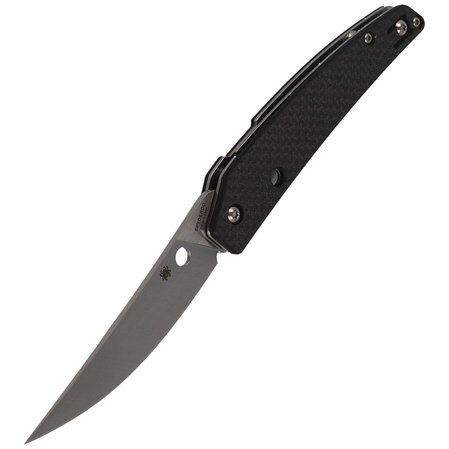 Spyderco Ikuchi Carbon Fiber / G-10 Laminate Plain knife (C242CFP)