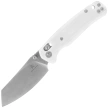 Bestechman Cicada's Wing Knife White G10, Satin 10Cr15MoV (BMK06L)