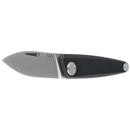 ANV Z050 BB Knife Black Aluminum, Stonewashed Sleipner (ANVZ050-007)