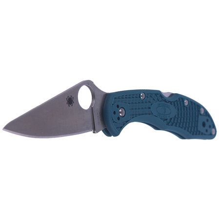 Spyderco Delica 4 Blue FRN K390 Plain (C11FPK390)