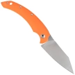 Fox Slim Dragontac ''Piemontes'' Orange FRN, Satin N690 by Bastinelli Knife (FX-518 O)