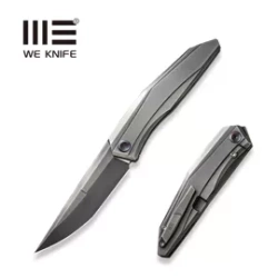 Nóż składany WeKnife Cybernetic LE No 038/207 Polished Gray Titanium, Polished Gray CPM 20CV (WE22033-6)