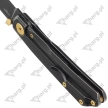Real Steel Luna Boost Blackout Black Titanium, Blackwashed N690 by Poltergeist Works (7072)