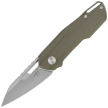Nóż składany Bestech Toddler OD Green G10, Satin / Stonewashed 14C28N by Maciej Torbé (BG64B)