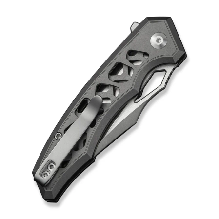 Civivi Anaaki Knife Gray Aluminum, Satin Nitro-V (C24039-2)