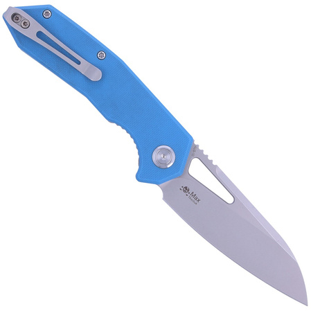 Nóż składany Kubey Knife New Vagrant Blue G10, Sandblast AUS-10 (KU291C)