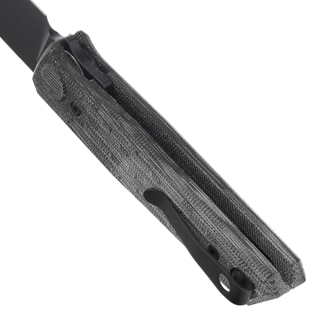 Reate PL-6 Knife Black Micarta, Black PVD Nitro-V (PL-6 BKM PVD)