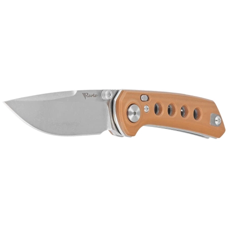 Reate PL-XT Tan G10, Stonewashed Nitro-V Knife