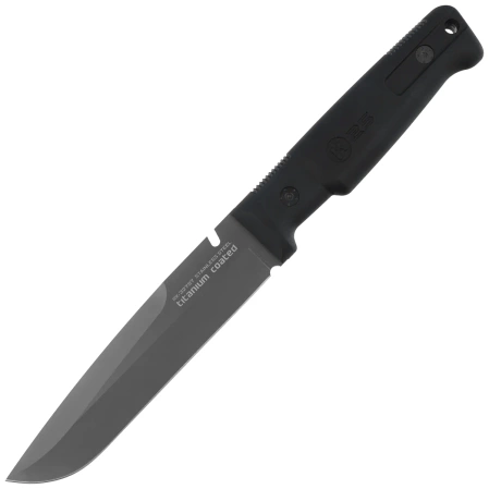 Nóż K25 RK-32757 Black Rubber, Black Titanium 4Cr13Mov