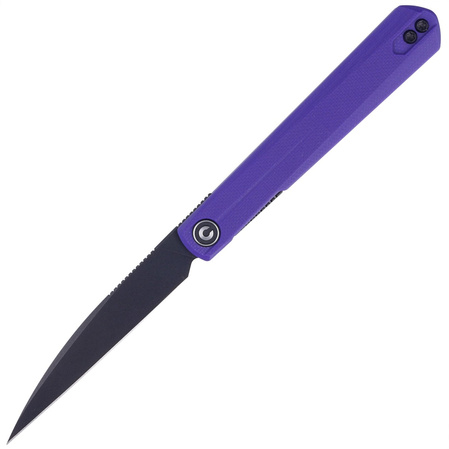 Nóż składany Civivi Knife Clavi Purple G10, Black Stonewashed Nitro-V by Ostap Hel (C21019-2)