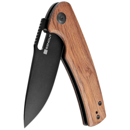 Sencut Knife Vesperon Guibourtia Wood, Black 9Cr18MoV (S20065-4)