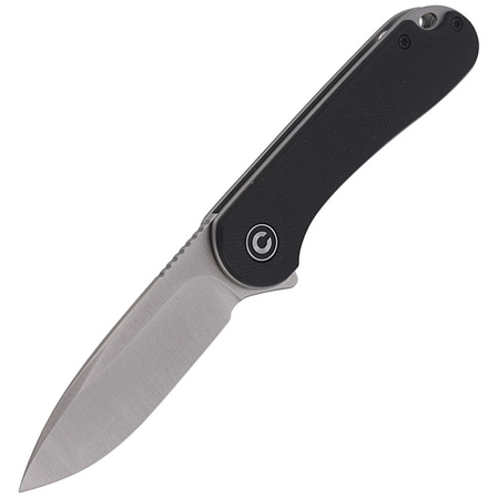 CIVIVI Knife Elementum Flipper Black G10, Satin Finish (C907A)