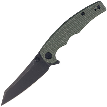 Nóż składany Civivi P87 Micarta Green, Black Stonewashed Nitro-V by Kaila Cumings (C21043-3)