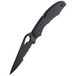 Spyderco Byrd Cara Cara 2 Stainless, Black Blade Combination (BY03BKPS2)