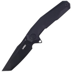 Nóż składany Kubey Carve Nest Black G10, Blackwashed D2 (KB237D)