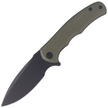 Civivi Praxis Knife Green G10, Black Stonewashed D2 (C18026C-1)