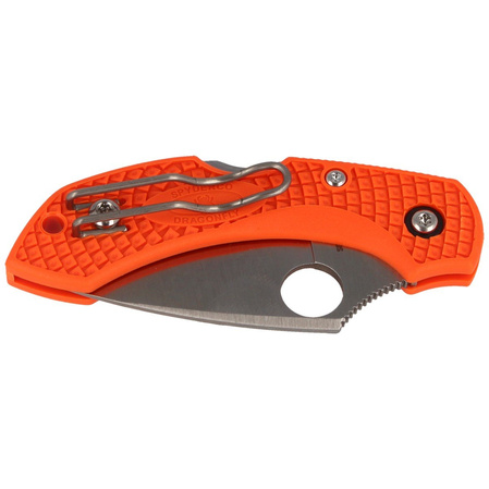 Nóż składany Spyderco DragonFly 2 FRN Orange Plain (C28POR2)