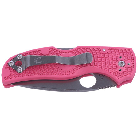 Spyderco Native 5 FRN Pink PlainEdge Knife (C41PPN5)