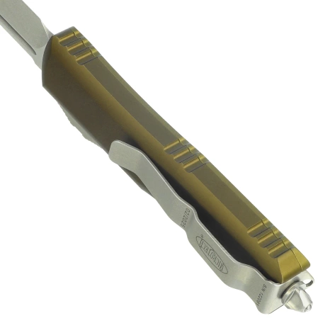 Microtech UTX-85 S/E OTF Knife OD Green Aluminium, Stonewashed M390 (231-10OD)