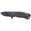 LionSteel Myto Knife Old Black Titanium, PVD Stonewashed M390 by Molletta (MT01B BW)