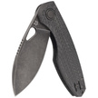 Nóż składany FOX Chilin Black Carbon Fiber, Black Stonewashed PVD M398 by Jesper Voxnæs (FX-530 CFDSW)