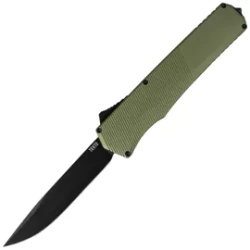 Nóż automatyczny OTF Tekto A5 Spry D/P OD Green Aluminium, Black CPM S35VN