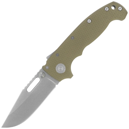 Nóż składany Demko AD20S Clip Point OD Green G10, Stonewashed MagnaCut by Andrew Demko (MGAD20S-MAG-ODG10-CP)