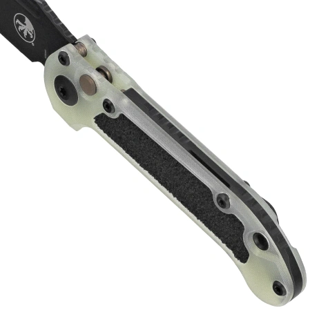 Microtech LUDT Gen III S/E Signature Automatic Knife Jade Green G10, Black M390MK by Tony Marfione (1135-1GTJGS-X4)