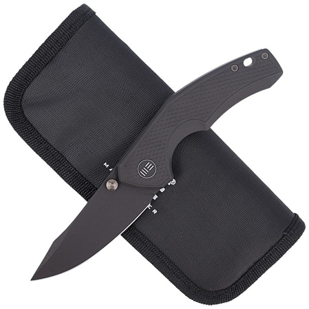 Nóż składany WE Knife Gnar Black Titanium, Black Stonewashed CPM S35V by Matt Degnan (917B)