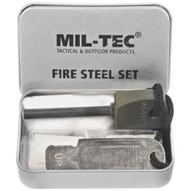 Zestaw survivalowy do rozpalania ognia Mil-Tec - Fire Steel Set (15275000)