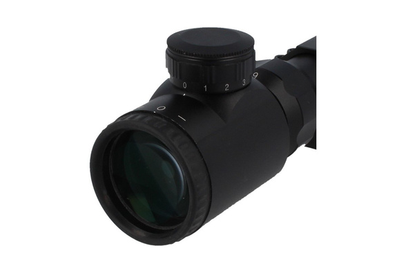 Lensolux Rifle Scope 3-9x32E, reticle 4 Red-Dot illuminated (19309)