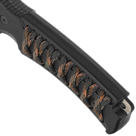 Martinez Albainox 32796 Knife ABS Black/Camo Stringing, Brushed/Black 3Cr13Mov