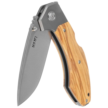 Nóż składany MKM Hero Olive Wood, Satin M390 by Tommaso Rumici (MK HR-OT)