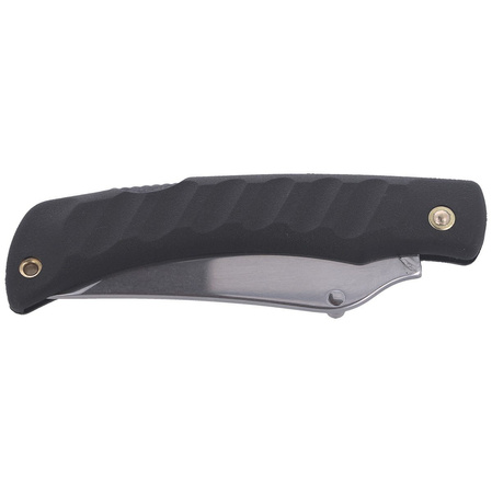Mikov Crocodile Black ABS Folding Knife, Mirror Finish (243-NH-1/C BLK)