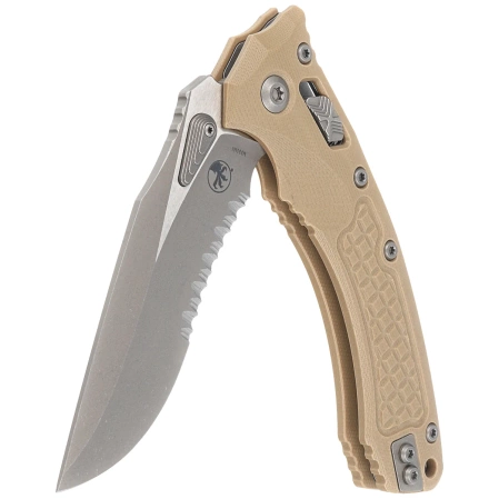 Microtech Amphibian Ram-Lok S/E Frag Tan G10, Apocalyptic P/S M390MK by Tony Marfione (137RL-11APFRGTTA)