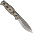 Nóż Fox Ego Black/Coyote Tan G10, Stonewashed AISI 1095 by Alfredo Doricchi (TK-FX01)