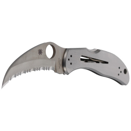 Nóż składany Spyderco Harpy Stainless Steel, Satin Spyderedge VG-10 (C08S)