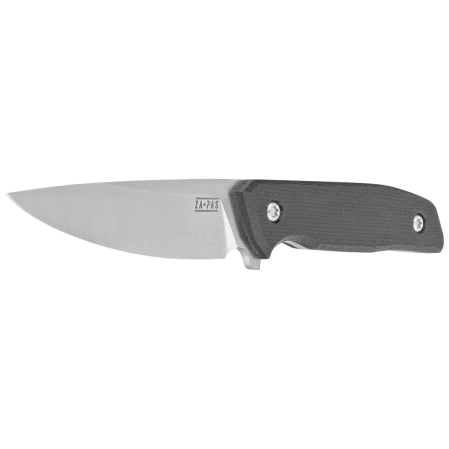 Za-Pas Knives Ambro 2 Black G10, Satin D2 (AM2-SAT-G10-BL)
