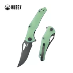 Kubey Phemius Knife Jade G10, Blackwashed 14C28N (KU149H)