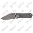 Nóż składany Bestech Icarus Dark Stonewashed Titanium, Dark Bead Blasted/Stonewashed M390 by Nick Rogers (BT2302D)