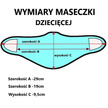 Maseczka ochronna dziecięca Haasta Słodycze (MAS-DZIE-SLO S)