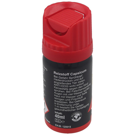 KKS ProTect Anti-Dog Pepper Spray 40ml, Cone (01440-CR)