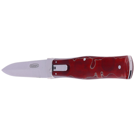Mikov Predator Red Raffir, Mirror N690 Knife (241-BRa-1/KP Red)